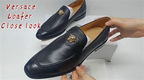 versace loafers for cheap|medusa apron toe loafer men.